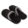 thumbnail image 1 of Luxshiny Zapatillas Negras Mullidas Para Mujer Con Aislamiento Térmico Y Uso En Casa, 1 of 6