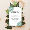 thumbnail image 4 of Koyal Wholesale Dark Green Elegant Ornate Wedding Thank You Place Setting Cards for Table Reception, 56-Pack, 4 of 5