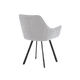 thumbnail image 4 of Silla de Comedor Moderna, Tapizada en algodón y Estructura de Metal, Modelo Columbia, Sand & Garden, 4 of 9