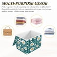 thumbnail image 7 of Ryvnso Cute Daisy Flower Large Lidded Foldable Storage Baskets Cubes Boxes Lids Bin for Home, 7 of 7
