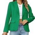 thumbnail image 5 of Womens Casual Blazers Long Sleeve Lapel Button Slim Work Office Blazer Jacket, 5 of 7