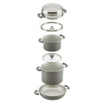 thumbnail image 4 of Rachael Ray Get Cooking 8 Piece Stackable Nonstick Pots and Pans Set, Gray, 4 of 10