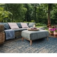 thumbnail image 4 of SAFAVIEH Courtyard Orpa Abstract Indoor/Outdoor Area Rug, Navy/Grey, 8' x 11', 4 of 12