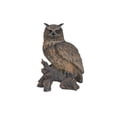 thumbnail image 5 of Hi-Line Gifts 23.5" Eagle Owl on Stump Outdoor Garden Statue, 5 of 5