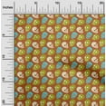 thumbnail image 1 of oneOone Cotton Poplin Rust Brown Fabric Skull Fabric For Sewing Printed Craft Fabric By The Yard 56 Inch Wide, 1 of 1