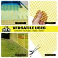 thumbnail image 2 of BOEN 4' x 50' Yellow Plastic Mesh Snow Fence Safety Barrier for Garden, Deer and Pets, 2 of 5