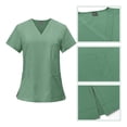 thumbnail image 6 of Unisex Medical Nursing Scrubs Doctor Surgical Uniform Set for Clinical Training and Dental Practice, 6 of 10