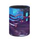 thumbnail image 3 of Cazadora de Demonios Chica Nezuko-theme Cylinder Pen Holder Pencil Organizer with Flannel Lining PVC Leather Material Cardboard Base for study work 10*8CM, 3 of 6