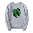 thumbnail image 1 of Chandails de la Saint-Patrick Chandail de la Saint-Patrick pour Hommes en Molleton Imprimé Décontracté à Col Rond, 1 of 9
