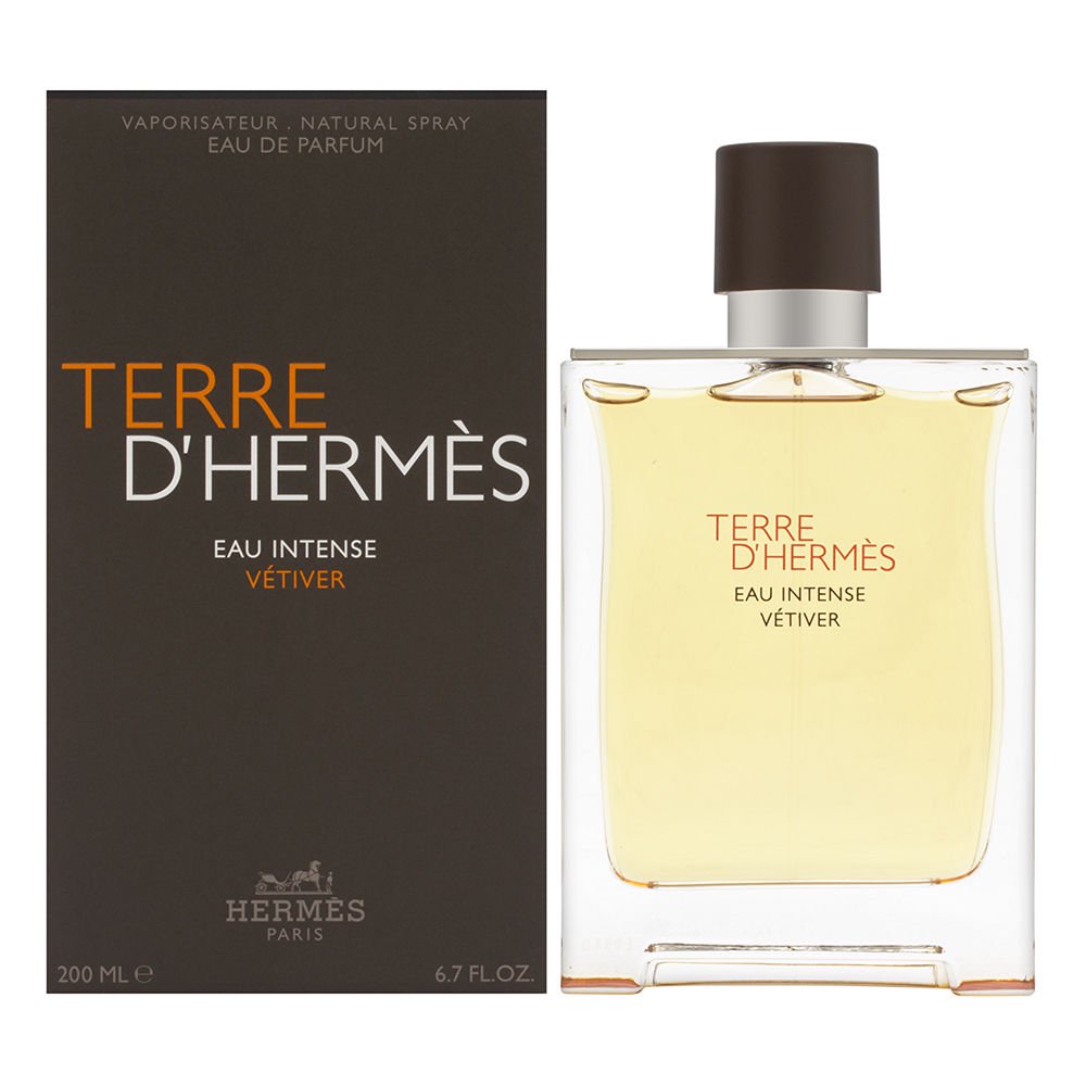 Terre D'Hermes Eau de Intense Vetiver by Hermes for Men 6.7 oz Eau de