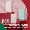 thumbnail image 3 of NIIMBOT Thermal Label Stickers (0.55"x1.96") 130 Sheets/Roll with Christmas Elements, Personalized Refill Tape for D11/D110/D101/H1S Label Makers, Waterproof, 3 of 7