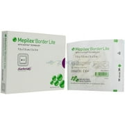 Mepilex Border Lite Foam Dressings, 3 x 3 Inch, Sterile - Box of 5