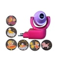 thumbnail image 2 of Proyector LED de estrellas y luna con forma de animal, 6 imágenes, sensor, enchufe europeo, luz nocturna para decoración de habitación infantil, azul, 2 of 4
