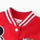 thumbnail image 3 of Disney Disney Mickey y sus amigos Chaqueta bomber ligera para niñas de edad preescolar o niños, con estampado de letras y bloques de color, 3 of 3