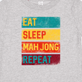 thumbnail image 4 of Inktastic Eat Sleep Mah Jong Repeat Boys or Girls Baby T-Shirt, 4 of 5