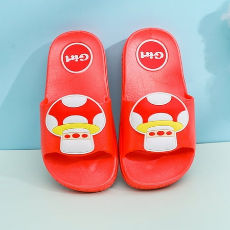 

Oalirro Slide Sandals Toddler Baby Boys Girls Cartoon Dinosaur Soft and Non-Slip Kids Summer Flip Flop