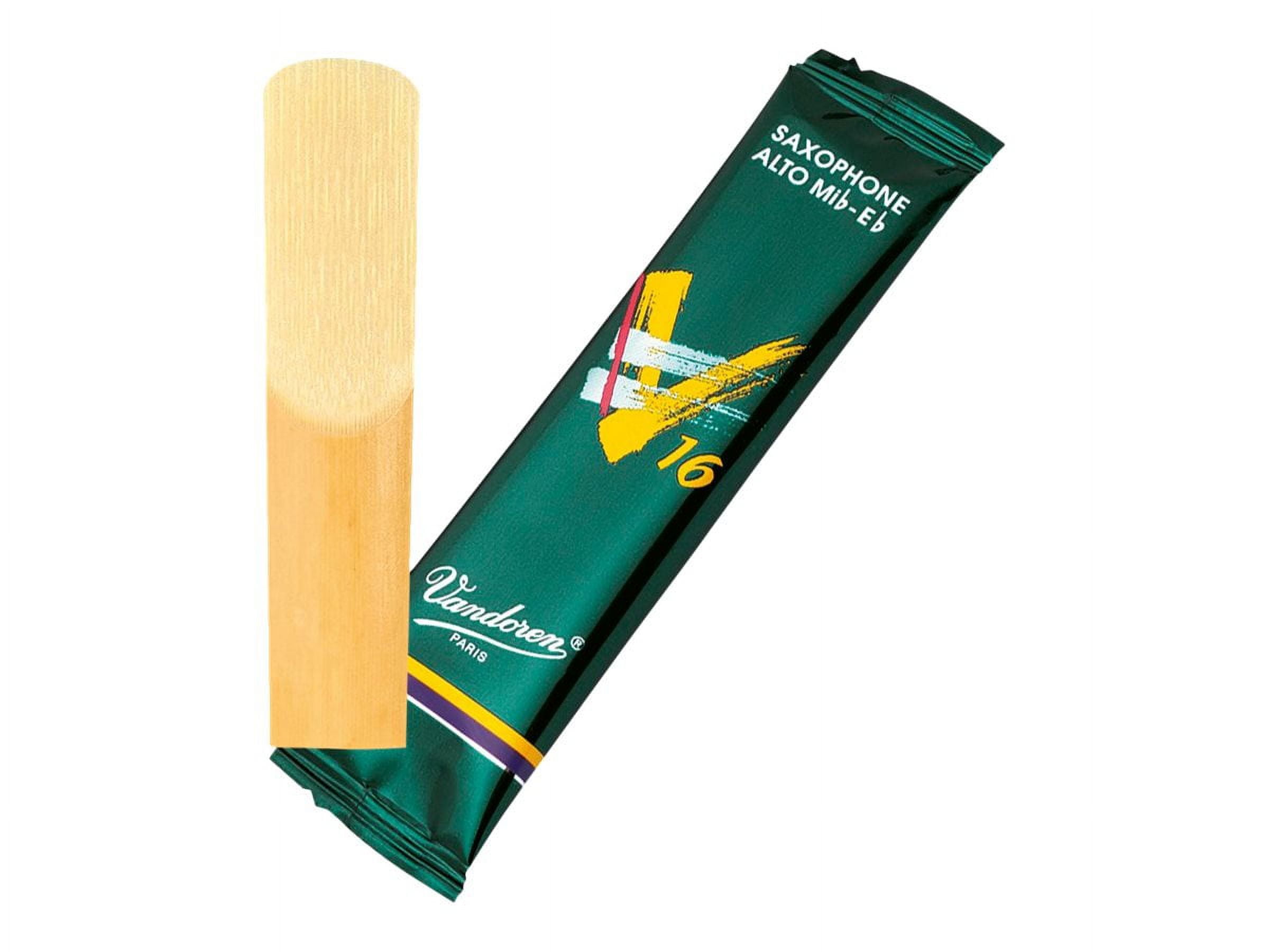 Vandoren Alto Sax Jazz Reed Mix Card includes 1 each ZZ, V16, Java and Java Red Strength #3