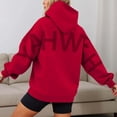 thumbnail image 2 of Women Oversized Yahweh Graphic Hoodie Christian Faith Pullover Heavyweight Streetwear Sweatshirt, 2 of 6