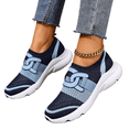 thumbnail image 2 of YOUYEDIAN Sneakers for Women Versatile Breathable Mesh Sport Comfy Fashion Round Toe Slip On Sneakers Casual Platform Walking Shoes, 2 of 5