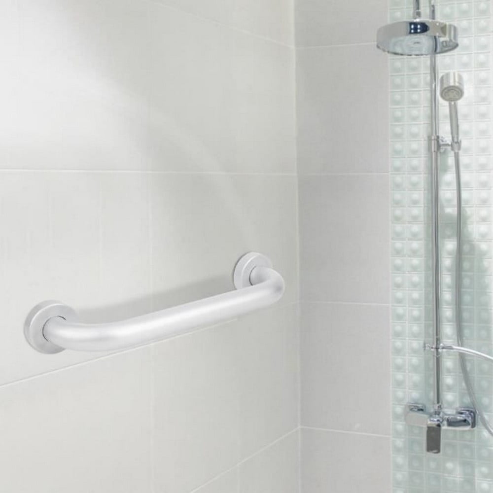 Bathtub Handrail Aluminum Space White Hotel Bathroom Wall Safety Handle