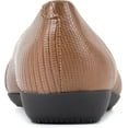 thumbnail image 2 of CLIFFS BY WHITE MOUNTAIN Clara Womens Ballet Flat 6.5 Wide Tan/Es-print, 2 of 6