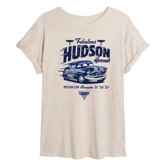 Disney Cars - Fabulous Hudson Hornet Piston Cup Champion - Women's Oversized T-Shirt