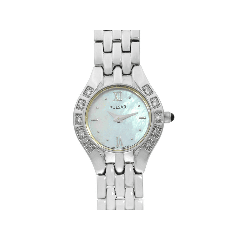【PULSAR】  腕時計 レディース ウォッチ Pulsar Womens Two Tone WristWatch V501-X355 50m Water