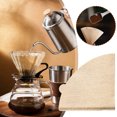 thumbnail image 3 of Cone Coffee Filters #4 Size Unbleached Coffee Filters 40 Count Natural Brown Paper, Thickened Pour Over Coffee Filters for Drip Coffee Makers and Hand Brewing Cone, 3 of 9