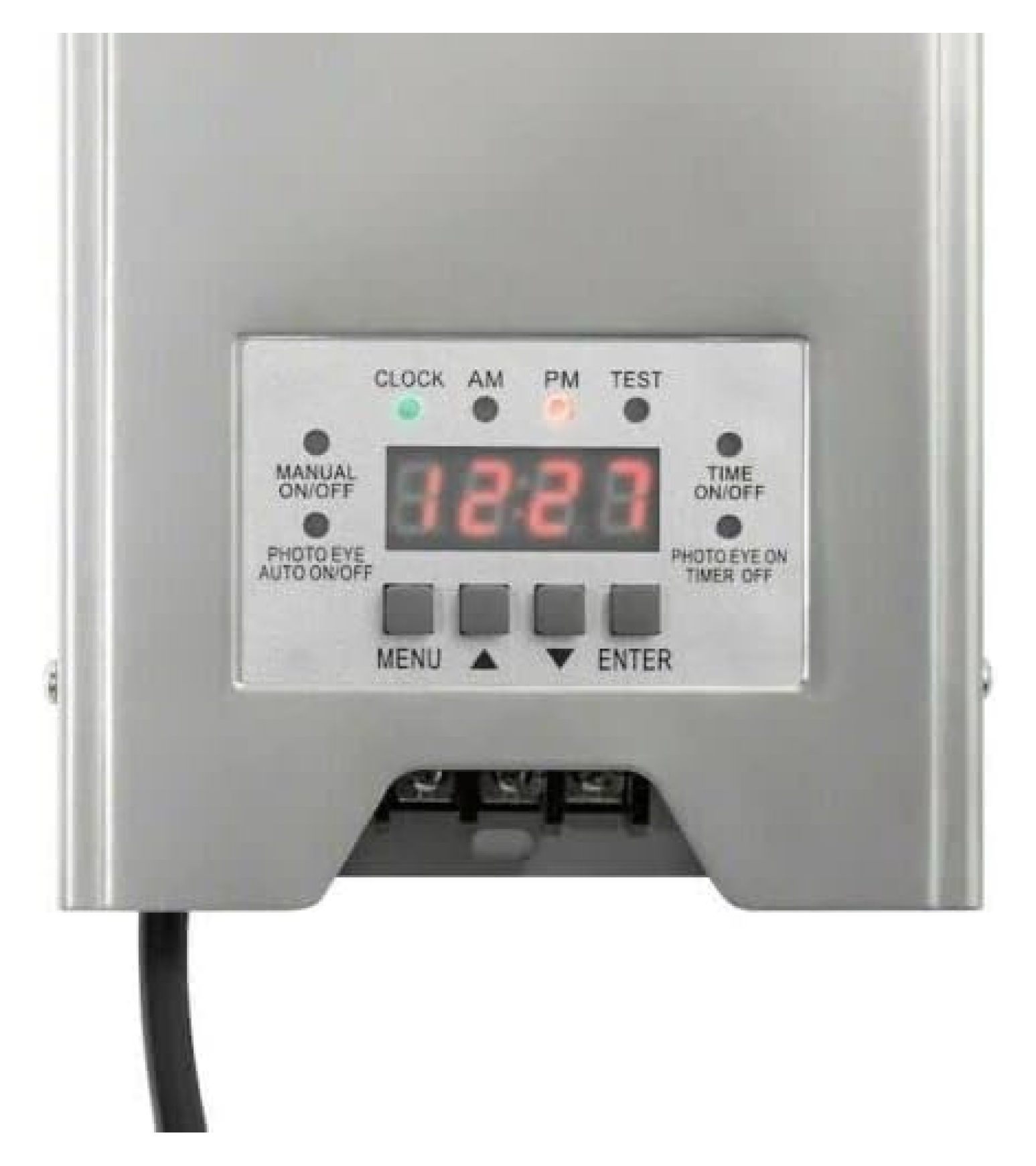 12217-200 Watt 12V/15V Multi-Tap Low Voltage Outdoor Landscape Transformer with Digital Timer and Built in Protector - Weatherproof