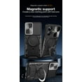 thumbnail image 2 of Magnetic Phone case compatible Oppo Realme 10 Pro Plus 5G, Slide Camera Lens Protection and Built in 360 Rotatable Ring Holder Cheap and fine, 2 of 5