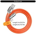 thumbnail image 5 of USB C Cable 180 Degree Rotation USB to USB C Cable 120W USB C Fast Charging Cable USB C Charging Cord, 5 of 12