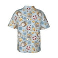thumbnail image 3 of Goofa Summer Time With Gnome Hawaiian Shirt for Men, Unisex Summer Beach Casual Short Sleeve Button Down Shirts,Aloha Tropical Floral print shirt-3X-Large, 3 of 9