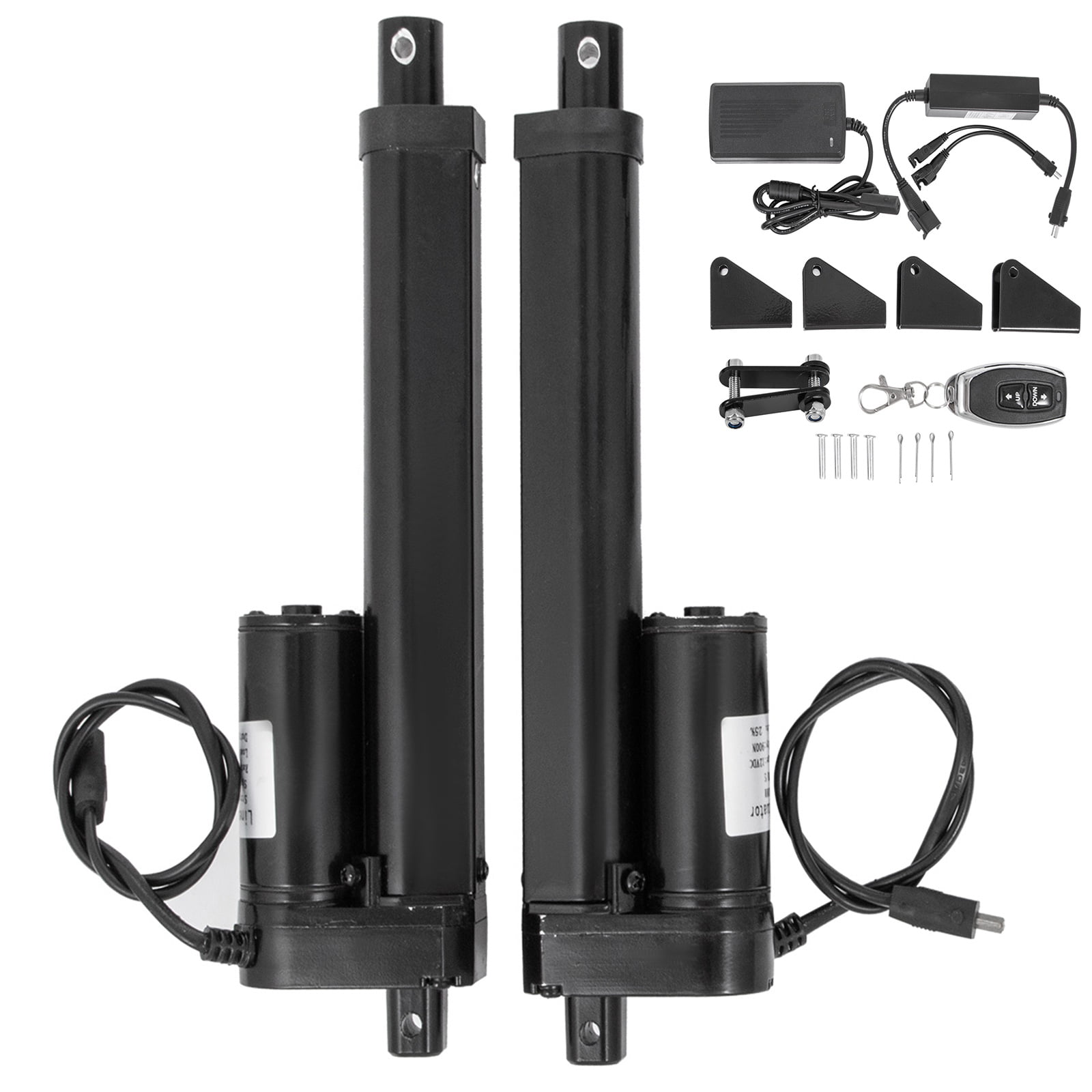 Set of 2 12" 12V Linear Actuator Electric DC Motor Mounting Bracket for ICU Bed 