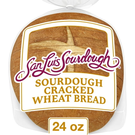 San Luis Sourdough Cracked Wheat Bread, 24 oz, Sourdough Bread, Bag