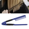 thumbnail image 1 of Peine Alisador De Pelo En Forma De V, Peluquería Frizzy Contol Antiestático Diente Ancho Resistente Al Calor Peine Alisador De Peluquería Peinado Para El Hogar, 1 of 7
