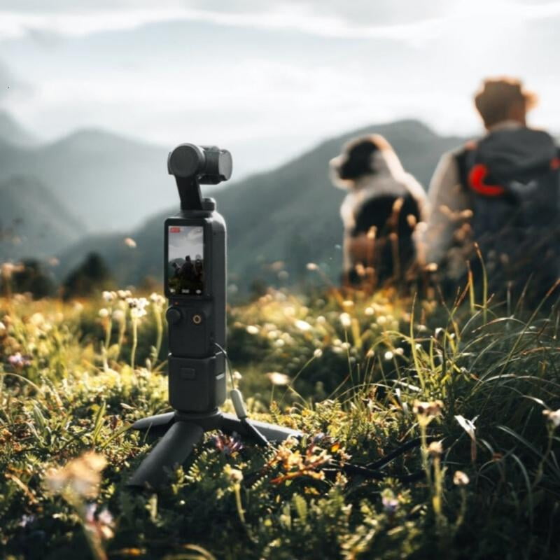 lanema Mini Tripod for Pocket 3 Action Camera Stabilizer Gimbals Desktop Tripod Tripod Mount Selfie Stick Tripod Accessories