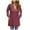Hot Pink, variant on Idoravan Womens Plus Size Tops,Ladies, Fashion Women's Button Round-Neck Long Sleeve Casual T-shirt Top Solid Blouse Pink XXL