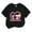 Black, variant on XUANXIAOJIANG Hazbin Hotel T-shirt Unisex Oversized Round Neck T-Shirt | Breathable Short Sleeve Tee | Soft Comfort Fit | Easy Care Daily Wear | Free Shipping