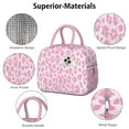 thumbnail image 4 of Womens Pink and Pink Of Leopard Print Lunch Box for Work,Insulated Lunch Bag for Women,Loncheras Para Mujer,Leakproof Adult Lunch Bag for Work,Beach,Travel,Picnic,Camping, 4 of 7