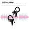 thumbnail image 3 of Sports Earbuds Wired with Microphone  Sweatproof Running Earphones  in Ear Headphones for Workout Exercise Gym  Compatible with  Android Cell Phones PC, 3 of 8