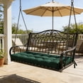 thumbnail image 5 of BUTASY Swing Cushion Replacement Outdoor Porch Waterproof Bench Cushion Outdoor Chair Cushions 19.68x39.37 inch Swing Sets For Backyard(black), 5 of 6