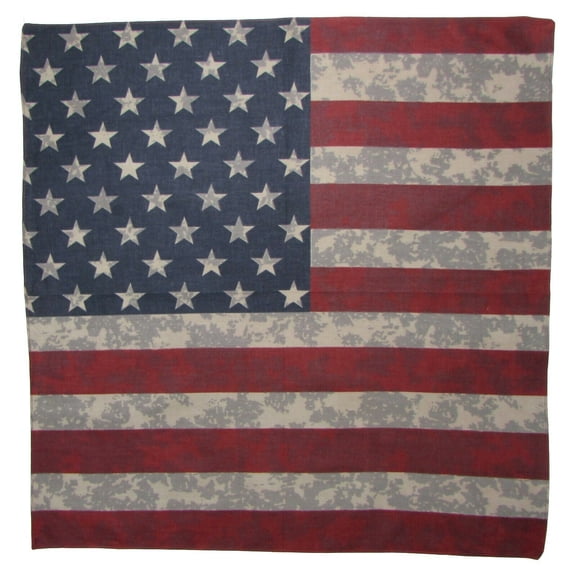 MTL Camouflage USA US Flag Cotton Camo Bandana