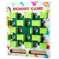 thumbnail image 3 of Matching Memory Game For Kids Wooden Board Game Travel Toys Educational Activity Toddler Learning Birthday, 3 of 3