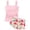 Pink, variant on Leey-World Big Girls Swimsuits Girls Swimsuit 2 Piece Crisscross Back Tankini Sets Ruffle Bathing Suit with Swim Shorts Teen Swimwear(Purple,9-10Years)