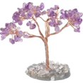 thumbnail image 1 of Traditional Chinese Design Crystal Money Tree For Study Room Decoration 10X7Cm Purple 1Set, 1 of 5