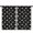 Black Planet Moon, variant on Blackout Kids Curtains,Black White Tiny Skull Pattern Childrens Insulated Curtains Set Of 2,Bedroom Essentials,Toddler Room Decor 42x54in(106x137cm)