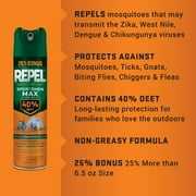 (4 pack) Repel Sportsmen Max Formula Insect and Mosquito Repellent, Bug Spray with 40% DEET, 8.125 Oz