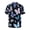 Butterfly Pattern, variant on HELLHERO Horse Chestnut Leaf Pattern Men's Shirt, Lightweight Skin Friendly Men's Button Up Short Sleeve Shirt Men's Short Sleeve Shirt for Vacation Beach Days