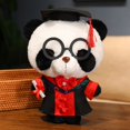 thumbnail image 1 of 33cm Dr. Oso de peluche Kawaii Panda de peluche suave Uniforme de despedida de soltero Oso de peluche Graduación Niños Regalo de recuerdo zhangyuxiang LED, 1 of 2