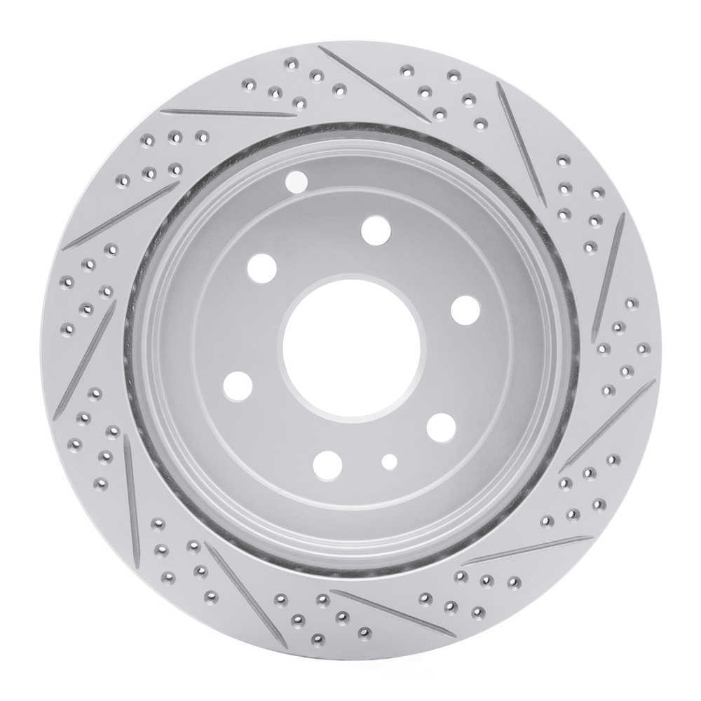 Dynamic Friction Company 830-48055L DFC Geoperformance Rotor - Drilled and Slotted